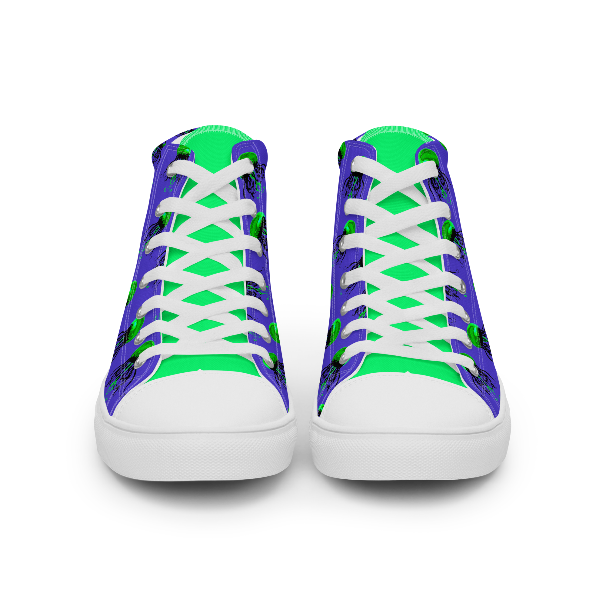 Acid Jelly - Neon High-Top Leinenschuhe für Herren – Bild 3
