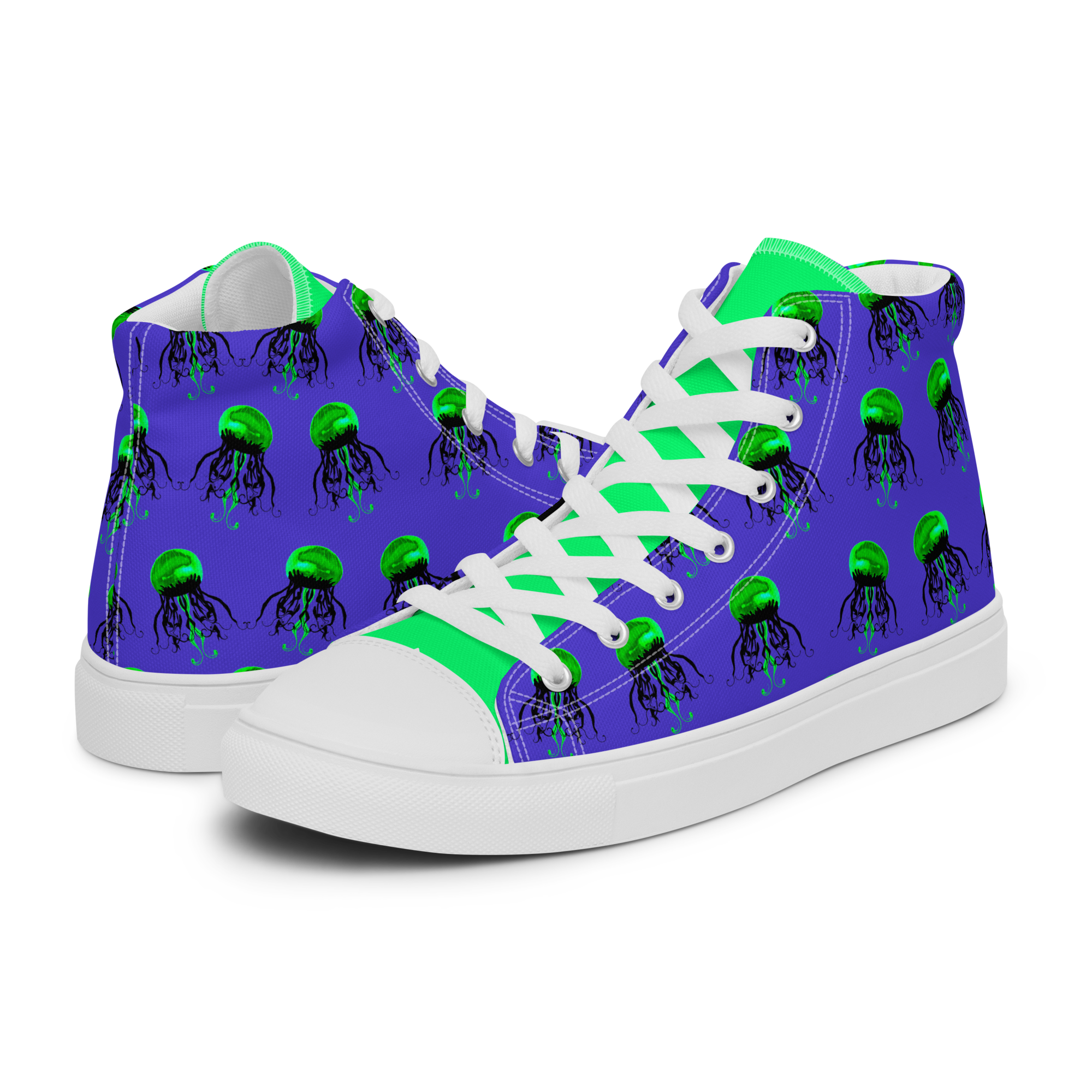Acid Jelly - Neon High-Top Leinenschuhe für Herren – Bild 17