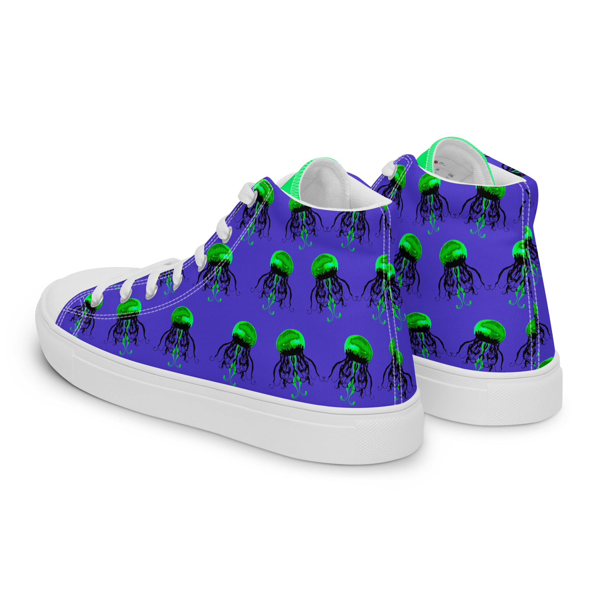 Acid Jelly - Neon High-Top Leinenschuhe für Herren – Bild 15