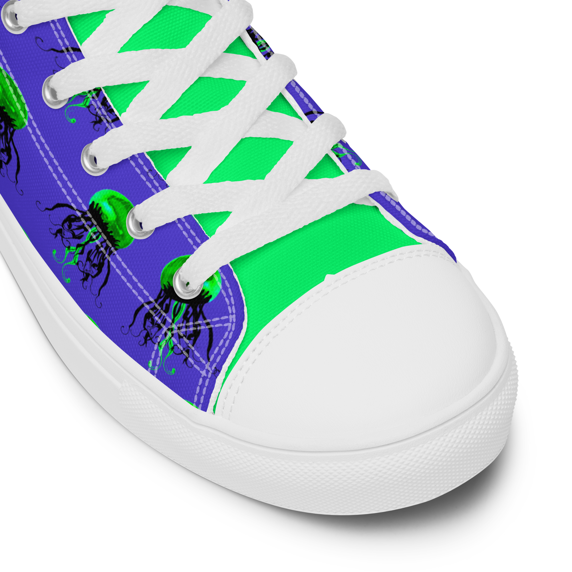 Acid Jelly - Neon High-Top Leinenschuhe für Herren – Bild 12