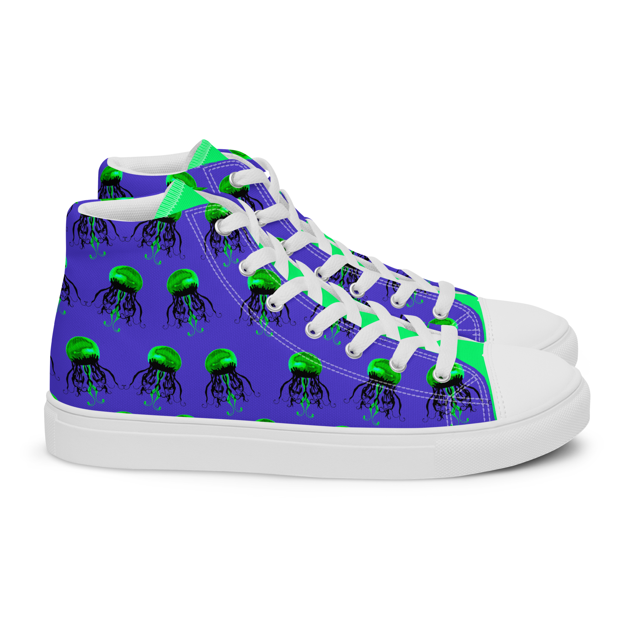 Acid Jelly - Neon High-Top Leinenschuhe für Herren – Bild 11