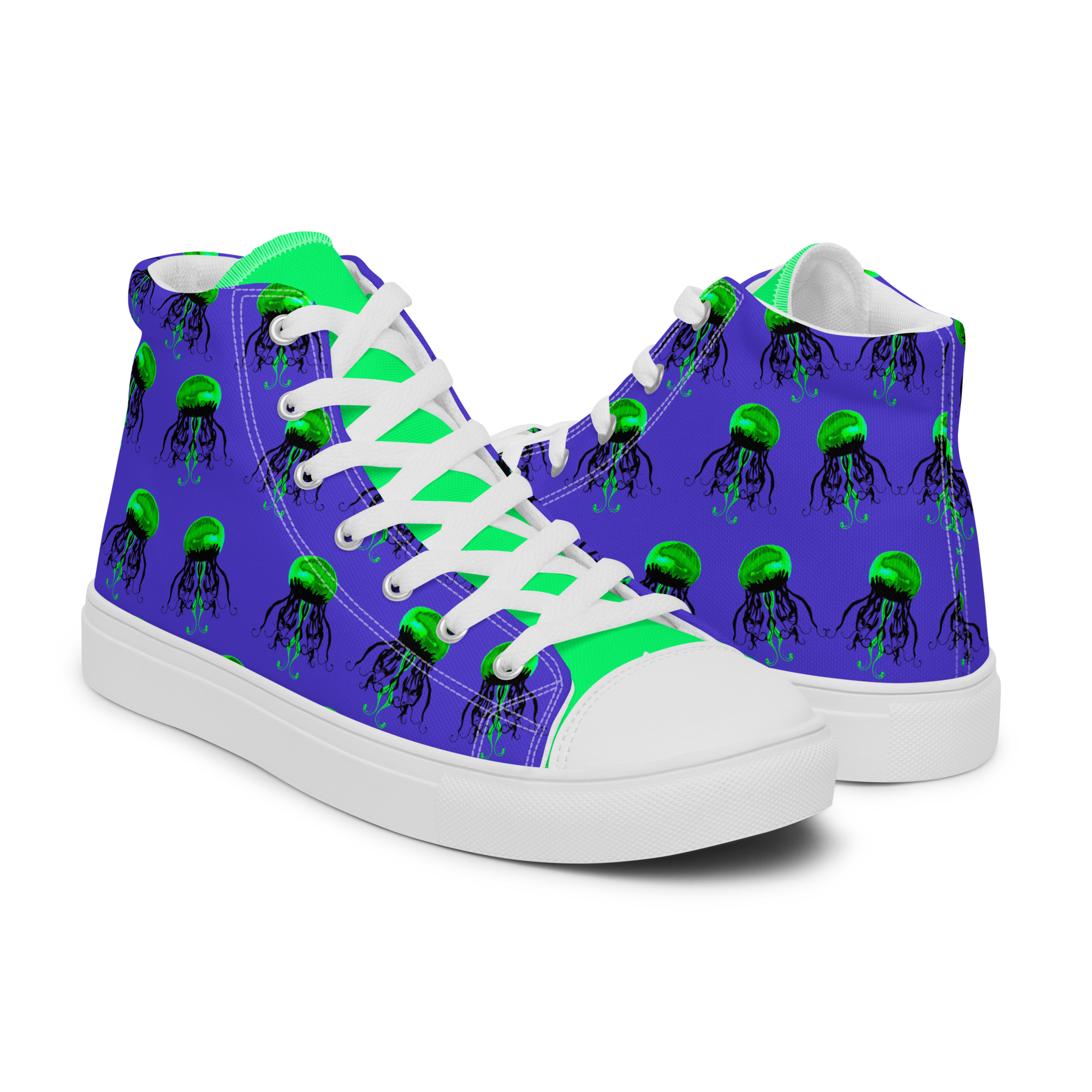 Acid Jelly - Neon High-Top Leinenschuhe für Herren – Bild 10