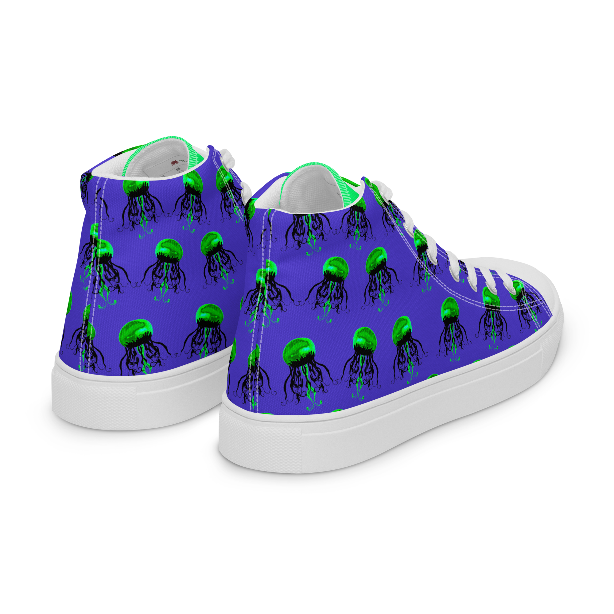 Acid Jelly - Neon High-Top Leinenschuhe für Herren – Bild 8