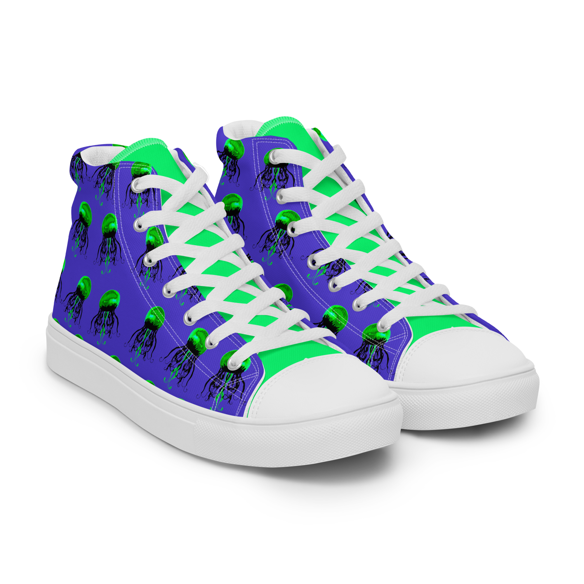 Acid Jelly - Neon High-Top Leinenschuhe für Herren – Bild 7