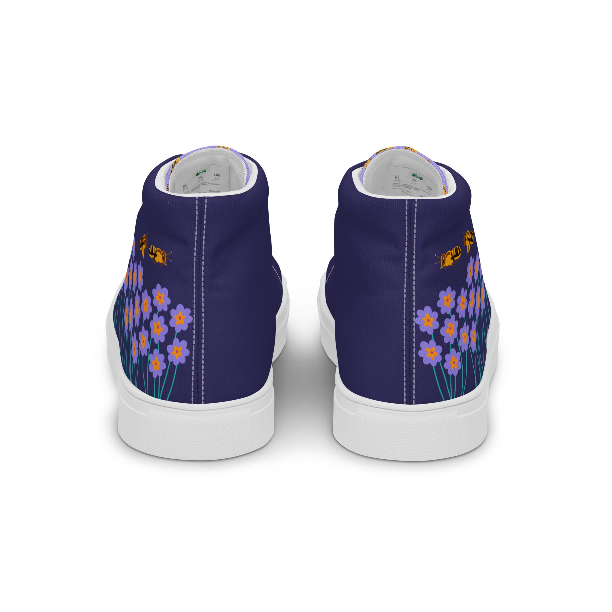 BrummBrummBrumm - High-Top Leinenschuhe für Damen – Bild 4