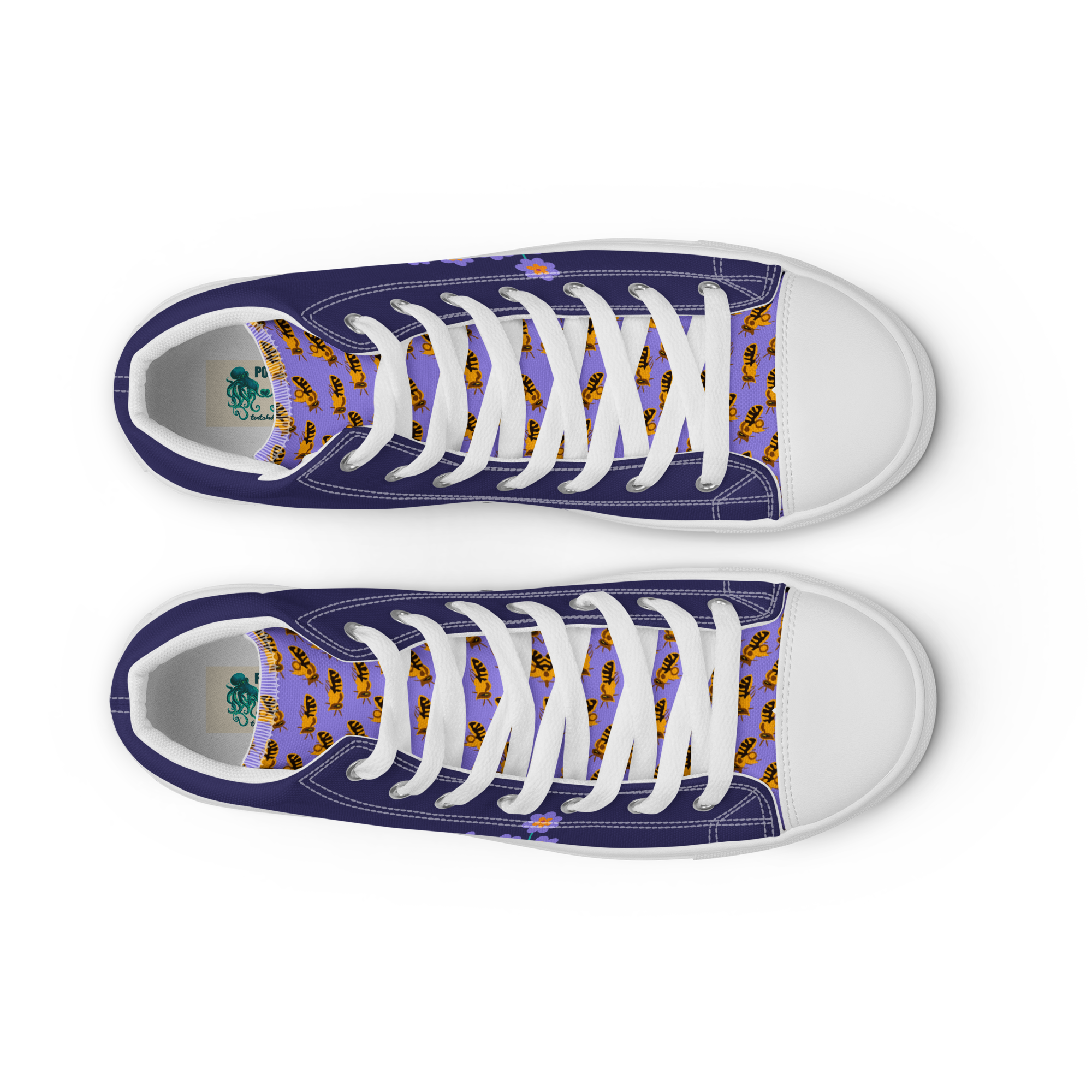 BrummBrummBrumm - High-Top Leinenschuhe für Damen – Bild 5