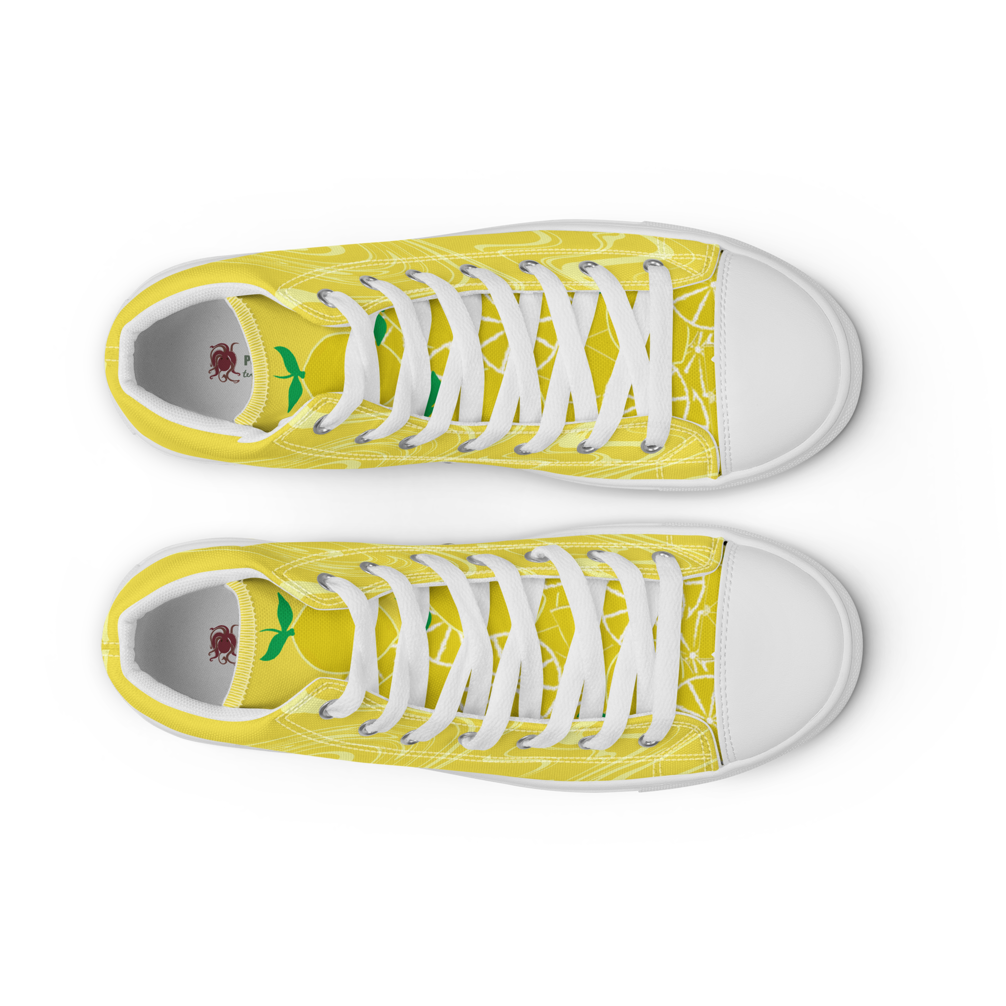 Limonarte - Neon High-Top Leinenschuhe für Damen – Bild 5