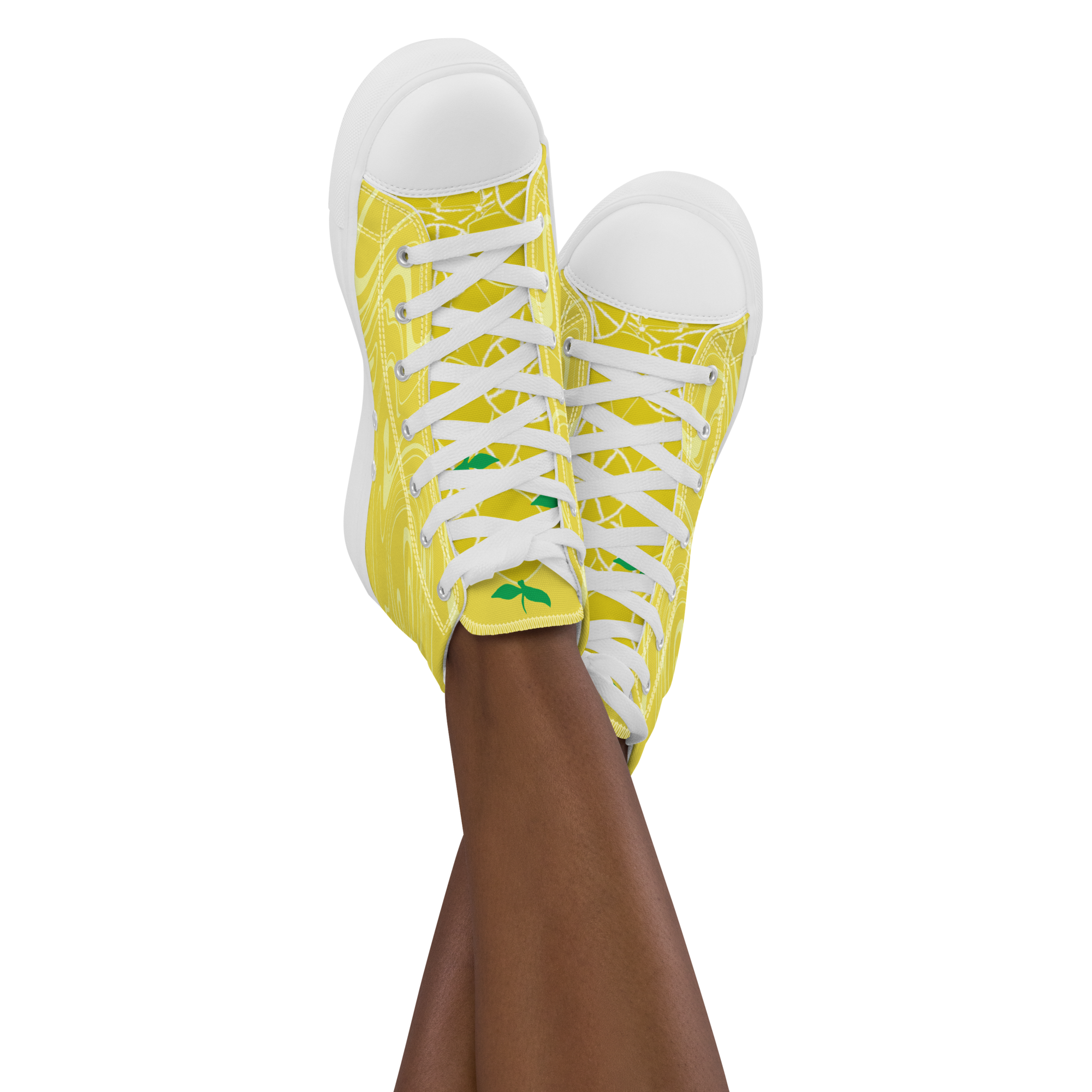 Limonarte - Neon High-Top Leinenschuhe für Damen – Bild 9