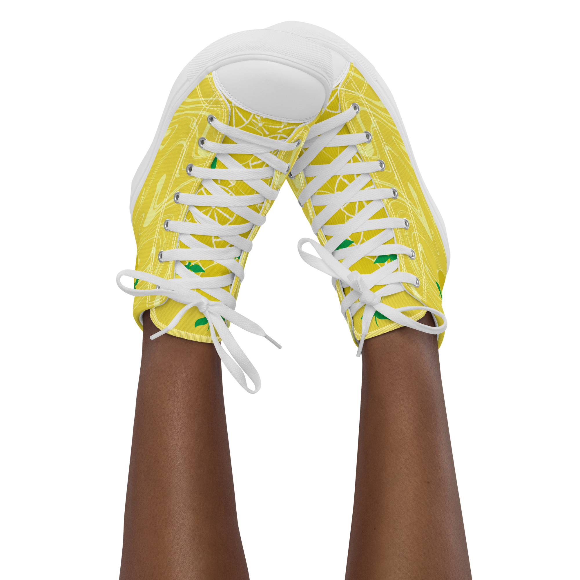 Limonarte - Neon High-Top Leinenschuhe für Damen – Bild 8