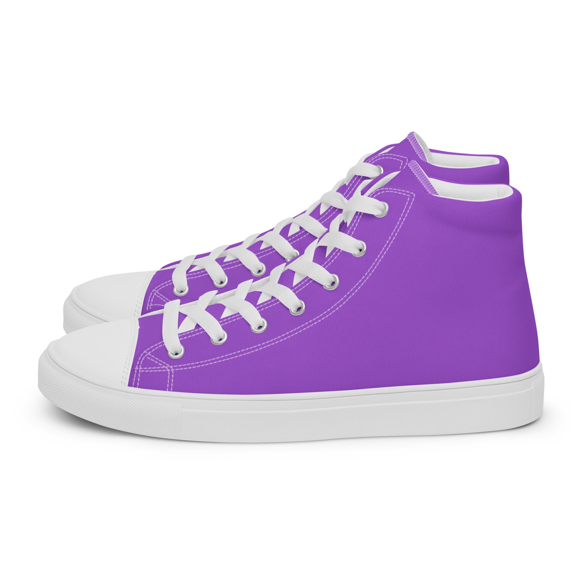 Veggie - Neon High-Top Leinenschuhe für Damen – Bild 10