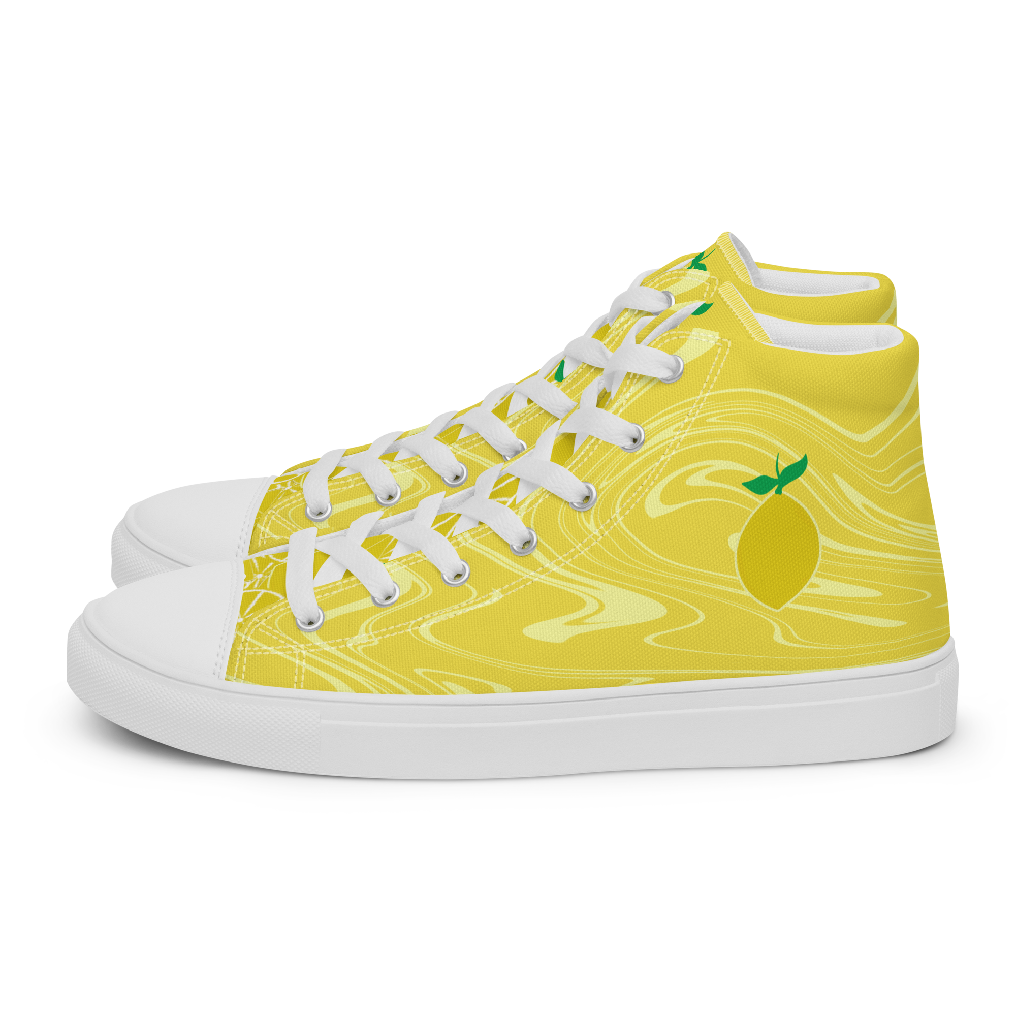 Limonarte - Neon High-Top Leinenschuhe für Damen – Bild 10
