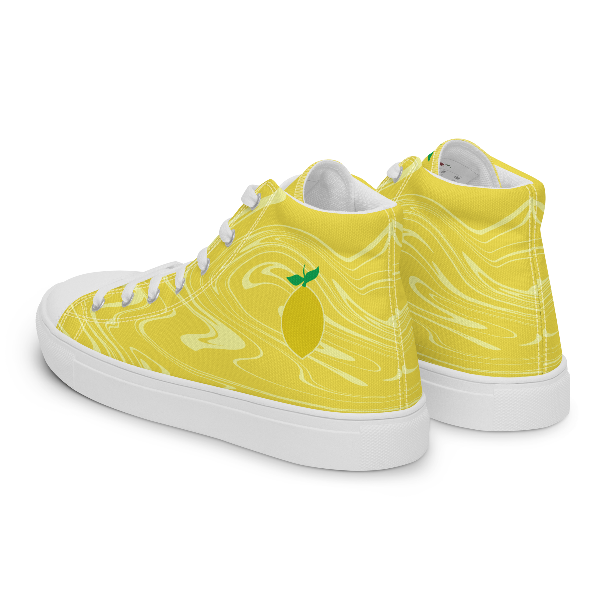 Limonarte - Neon High-Top Leinenschuhe für Damen – Bild 11