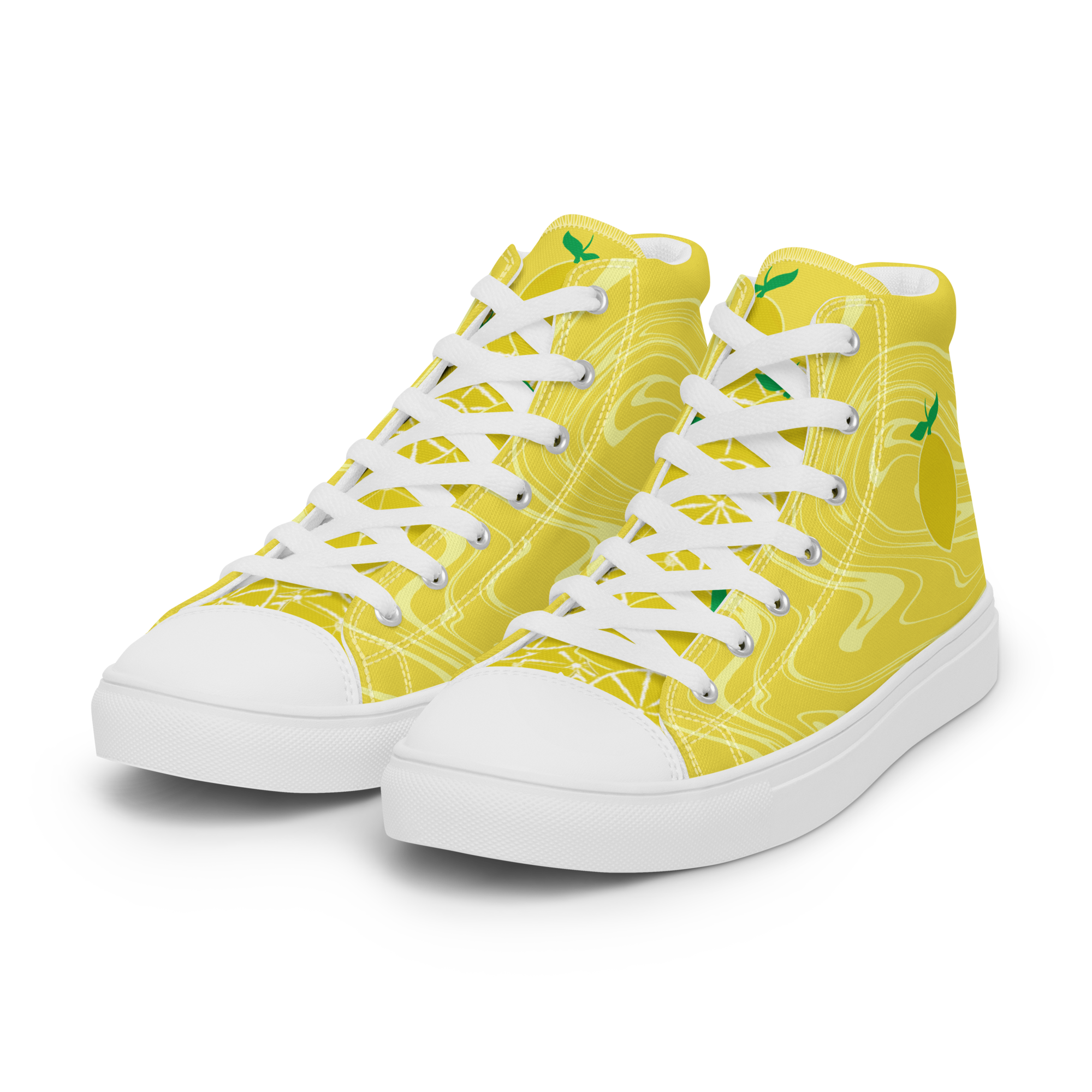 Limonarte - Neon High-Top Leinenschuhe für Damen – Bild 12