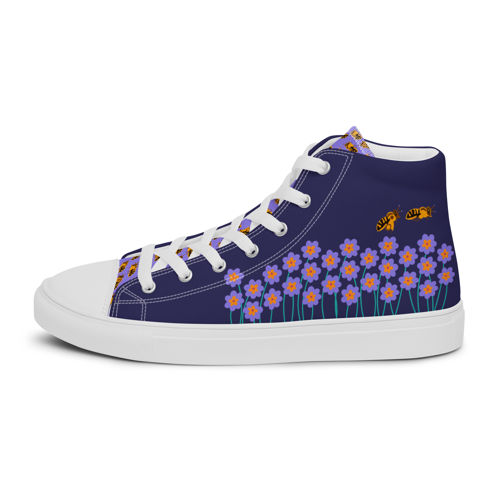BrummBrummBrumm - High-Top Leinenschuhe für Damen – Bild 12
