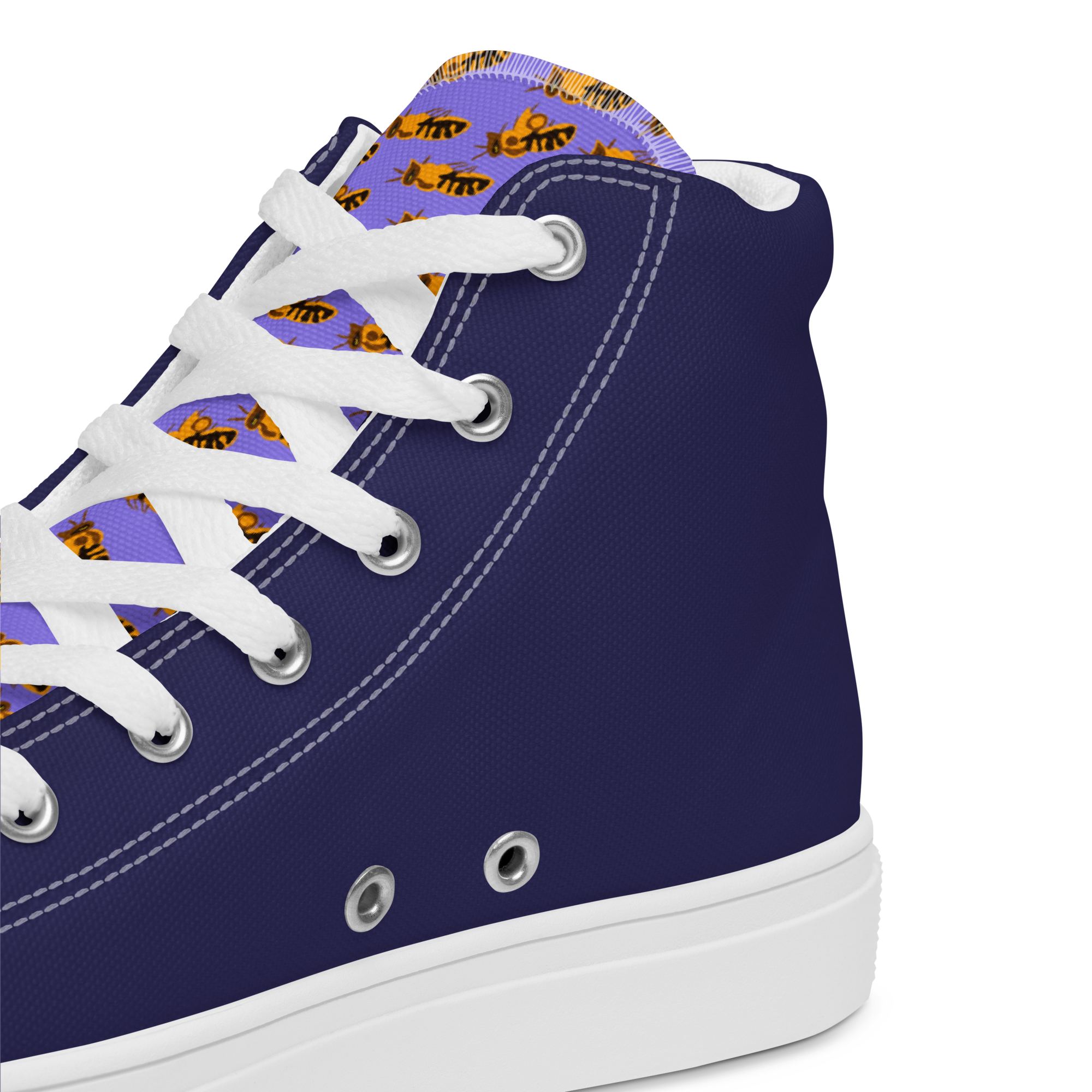 BrummBrummBrumm - High-Top Leinenschuhe für Damen – Bild 13