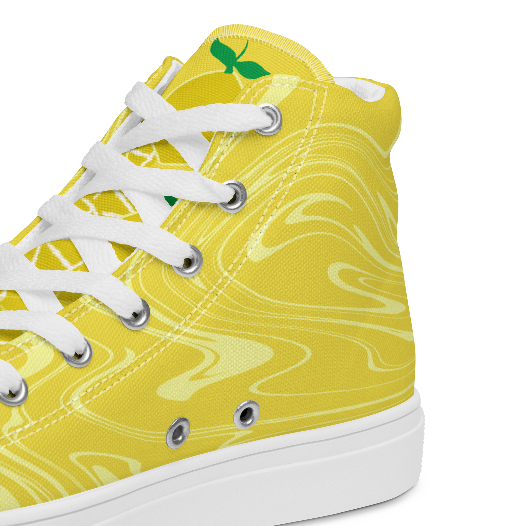 Limonarte - Neon High-Top Leinenschuhe für Damen – Bild 13