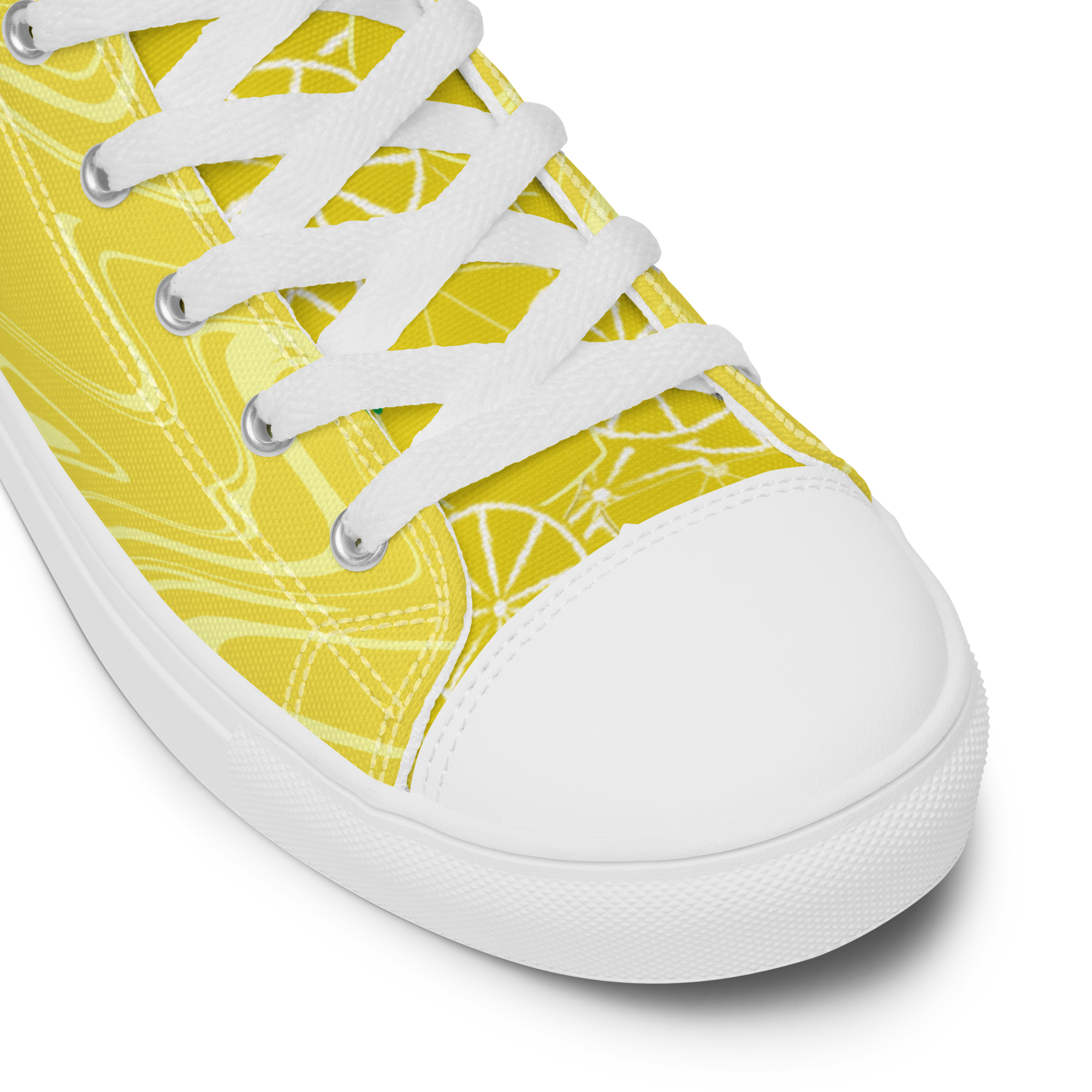 Limonarte - Neon High-Top Leinenschuhe für Damen – Bild 14