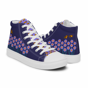 BrummBrummBrumm - High-Top Leinenschuhe für Damen