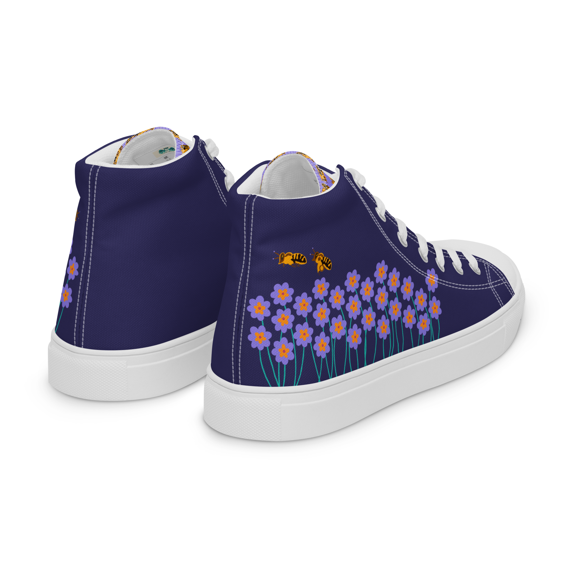 BrummBrummBrumm - High-Top Leinenschuhe für Damen – Bild 17