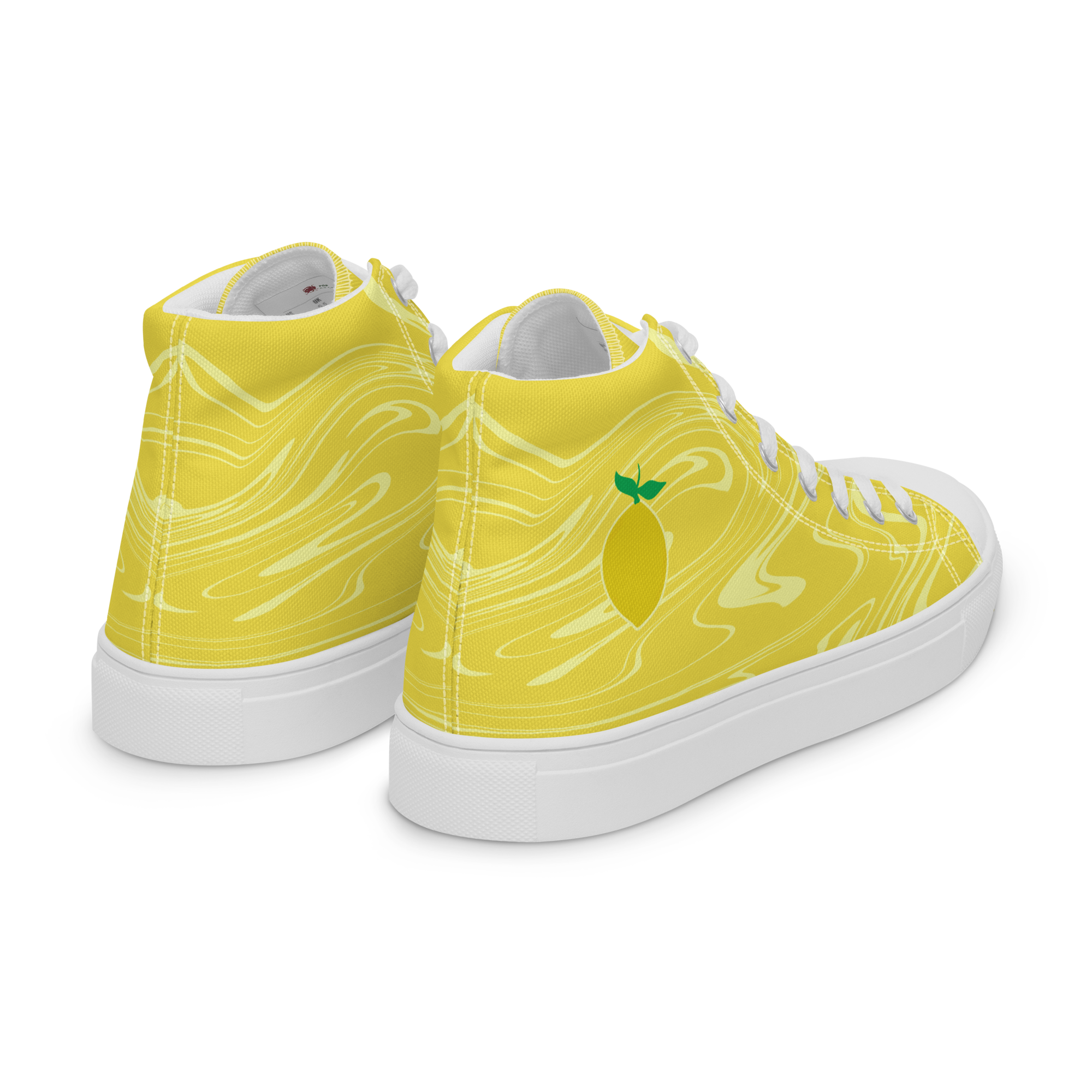 Limonarte - Neon High-Top Leinenschuhe für Damen – Bild 2