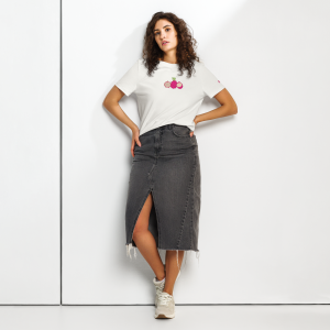 Fruta del Dragon - Bio-T-Shirt mit Rippkragen für Damen