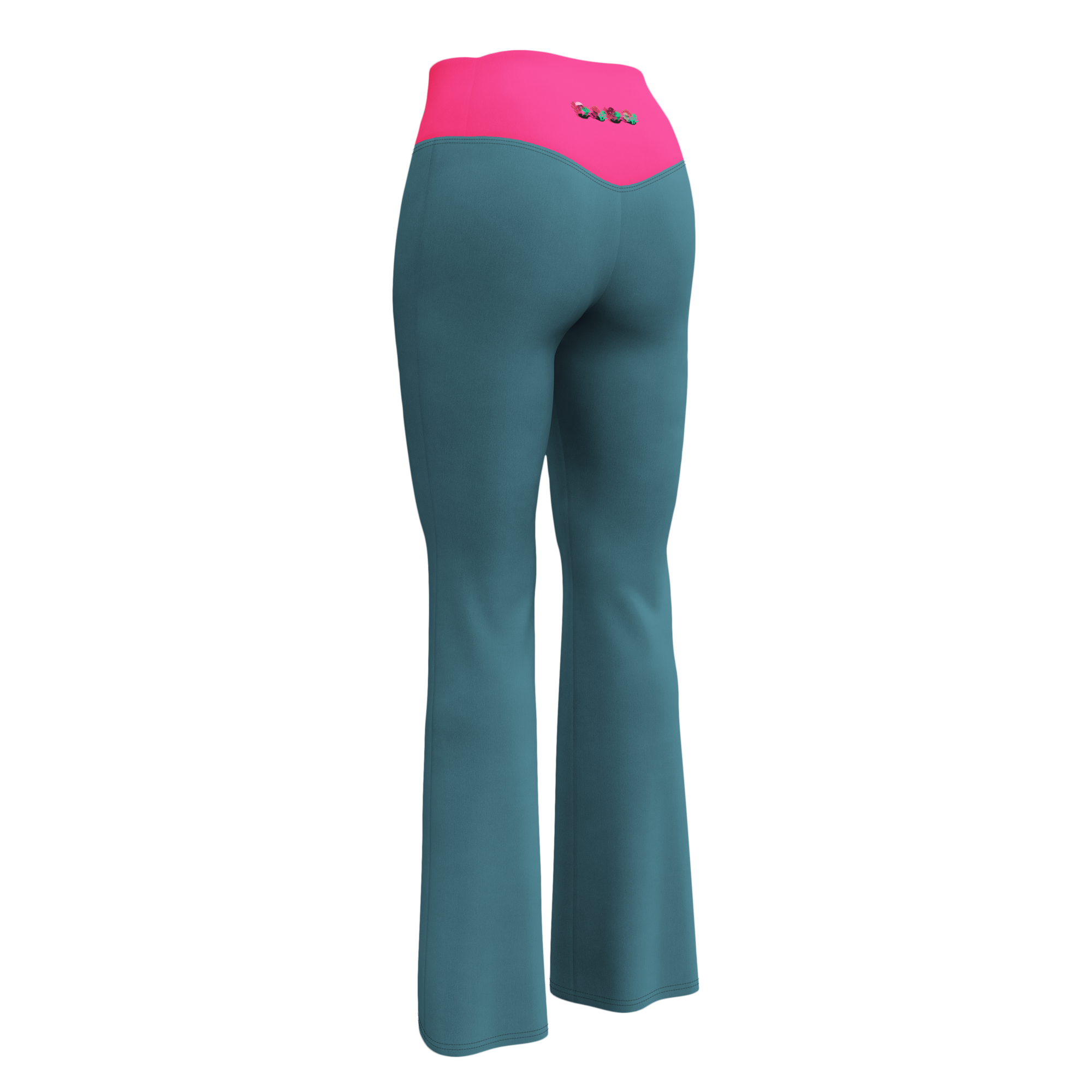 Coral. No 1 - Leggings mit Schlag – Bild 3