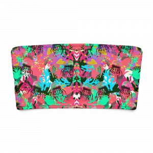 Coral No.2 with Jelly - Recyceltes Bandeau-Bikini-Top
