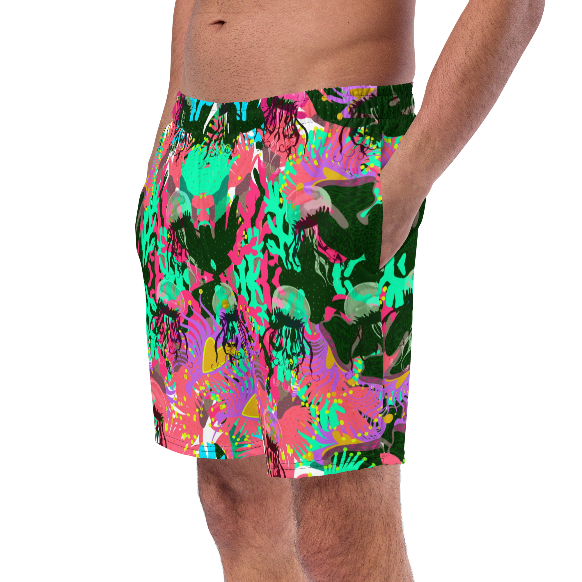 Coral No.2 with Jelly - Recycelte Schwimmshorts – Bild 7