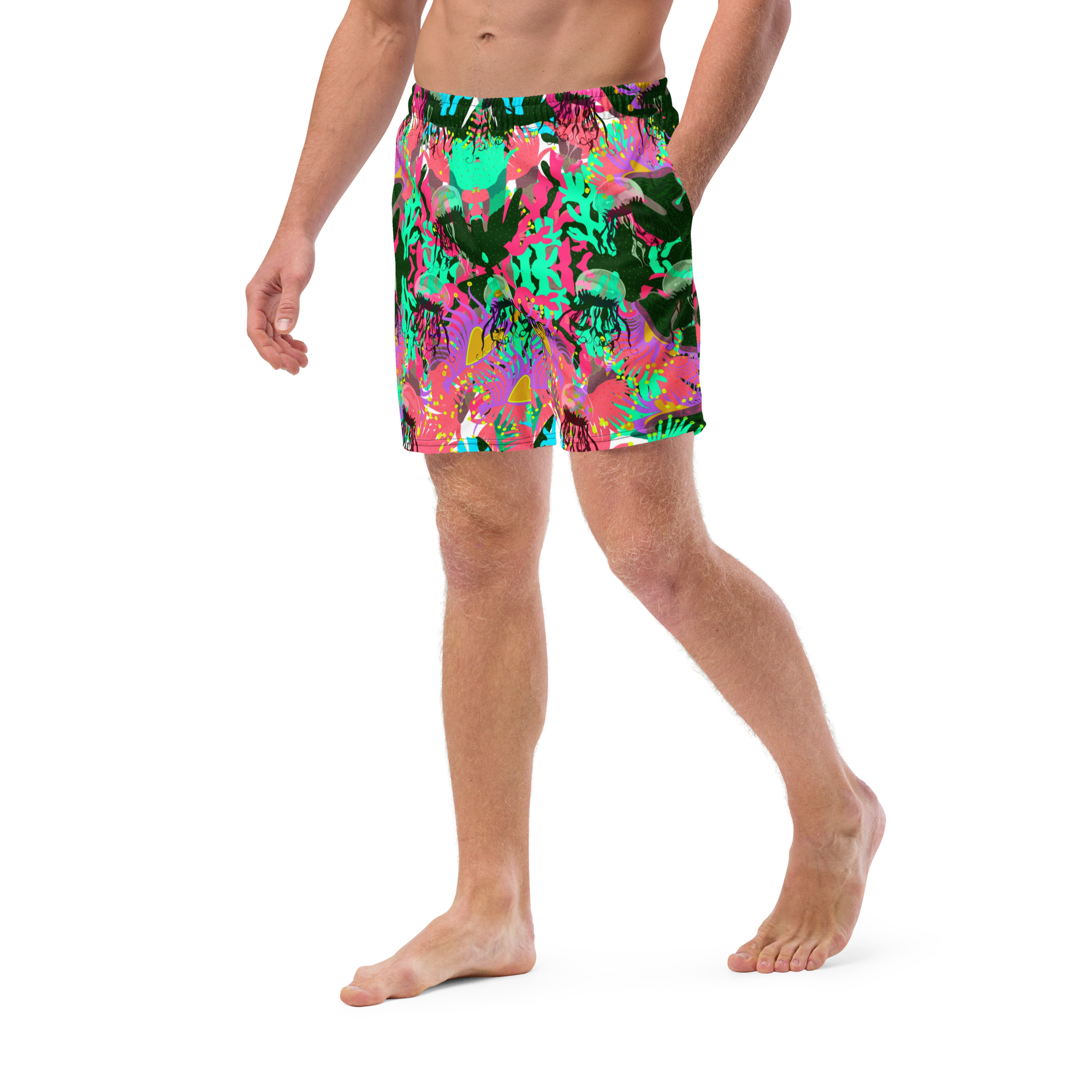 Coral No.2 with Jelly - Recycelte Schwimmshorts – Bild 8