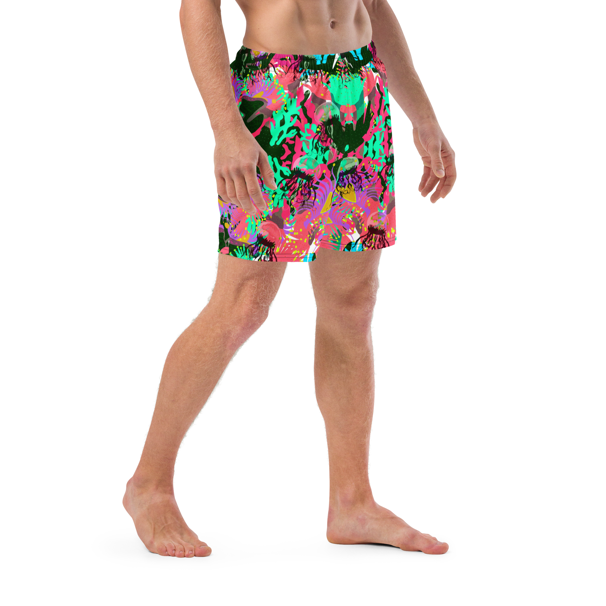 Coral No.2 with Jelly - Recycelte Schwimmshorts – Bild 10