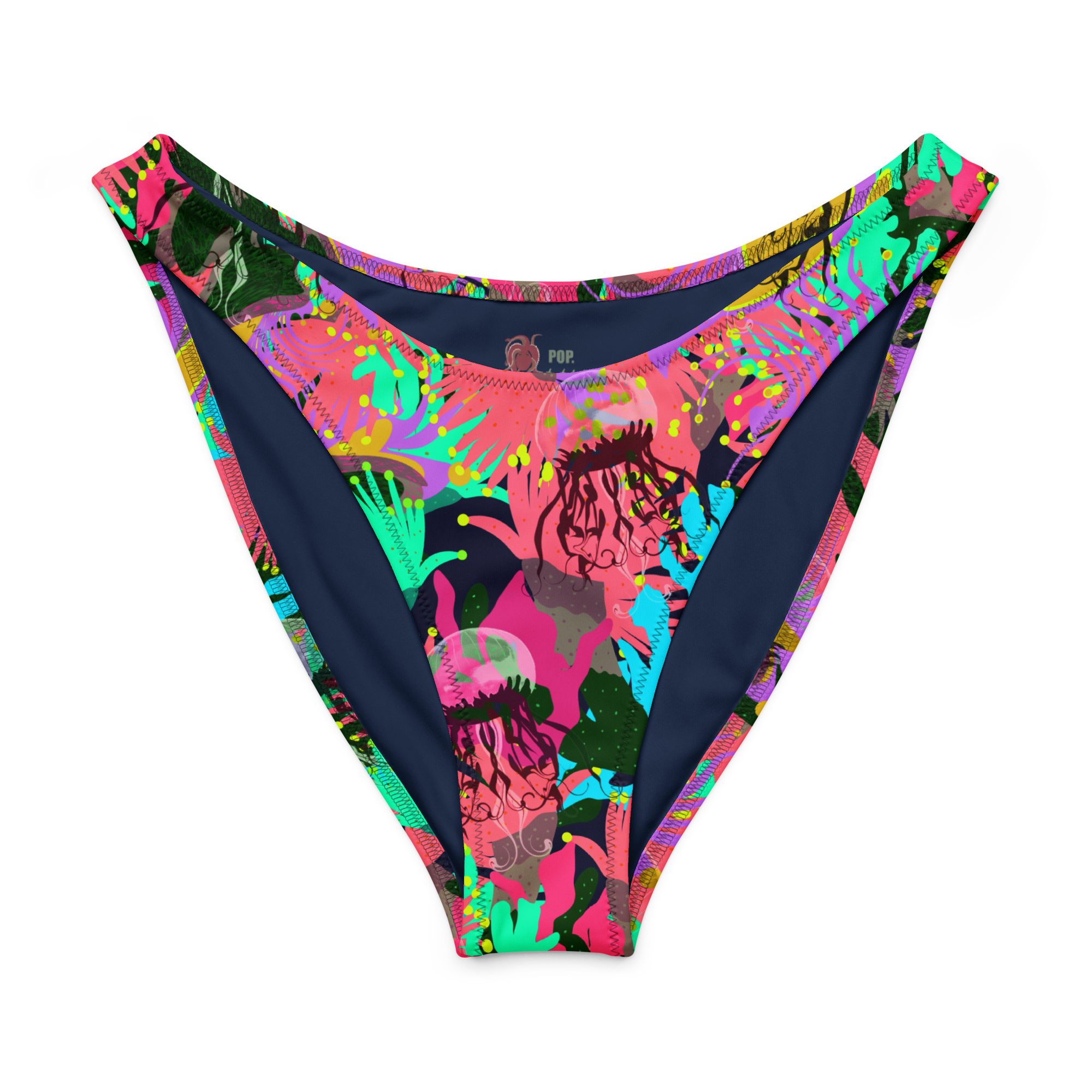 Coral No.2 with Jelly - Recycelte Bikinihose V-Schnitt