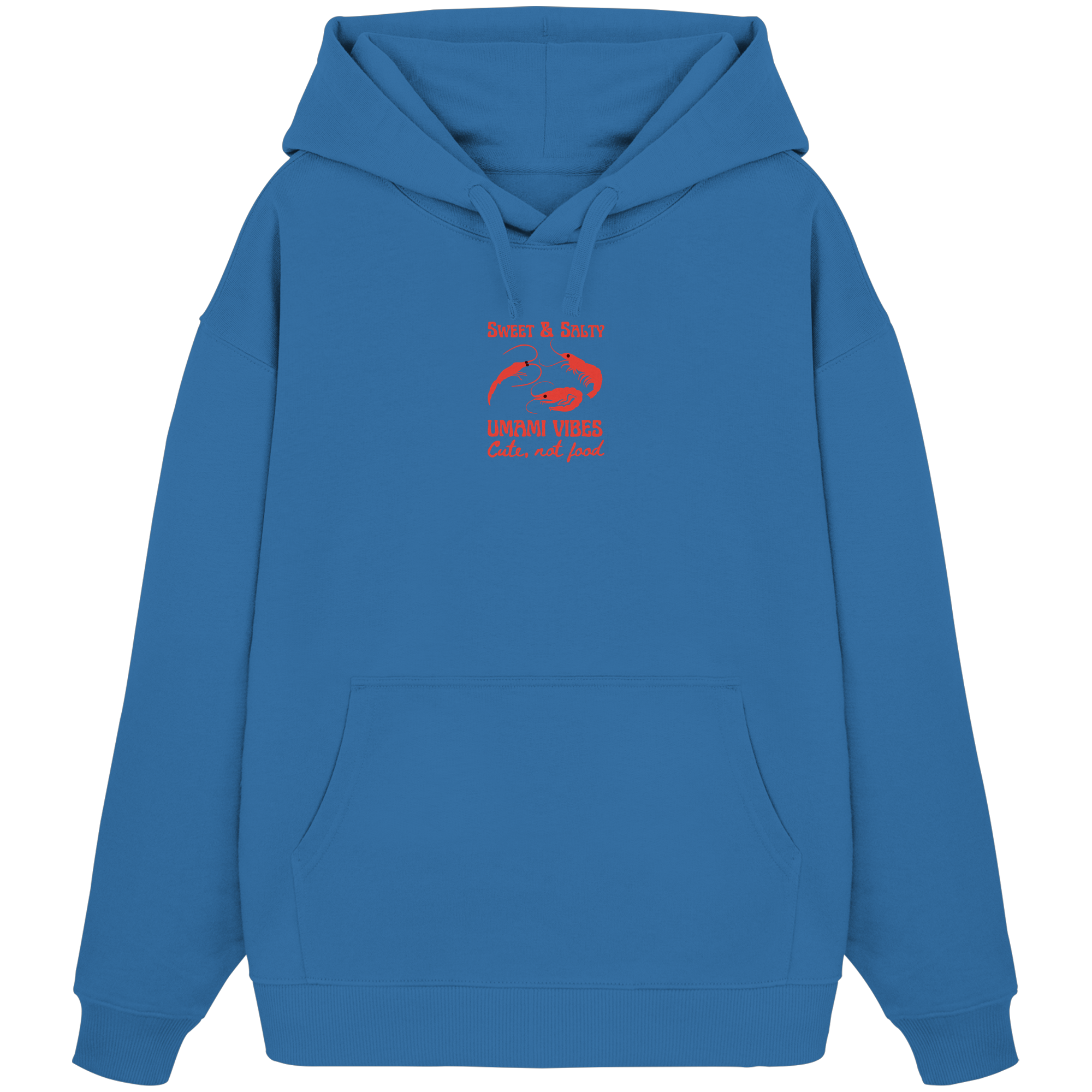 Frische Shrimps - Organic Oversize Hoodie – Bild 3