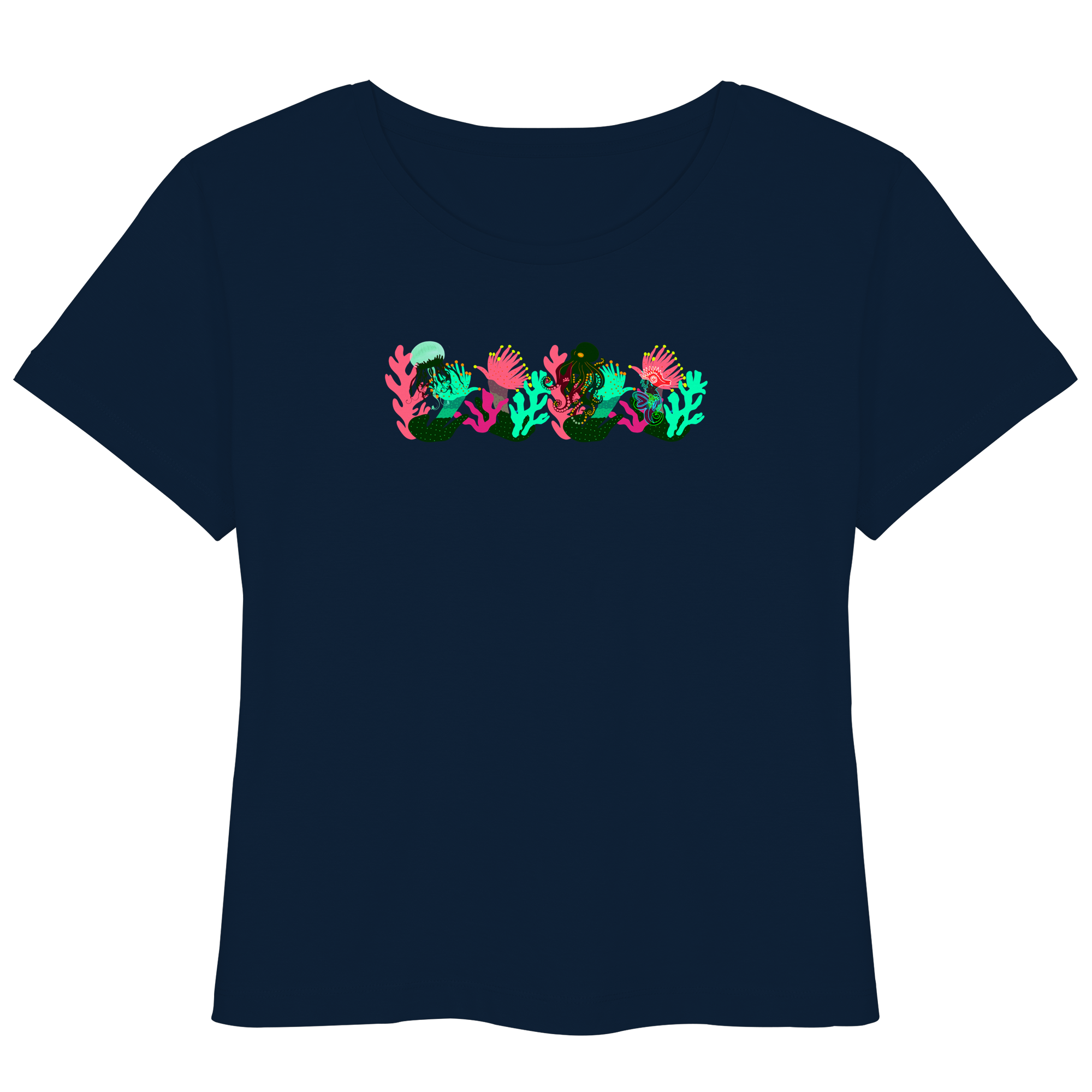 Coral no. 1 - Womens Organic Lightweight T-Shirt
