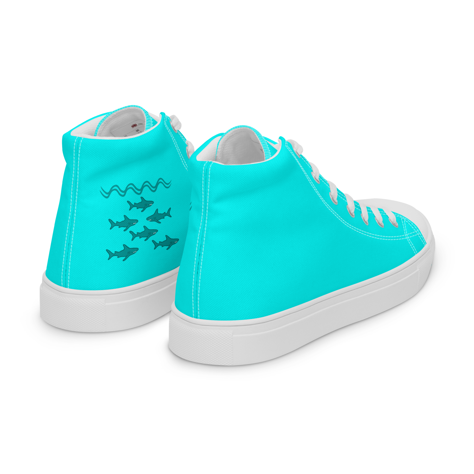 Friendly Hai - Neon High-Top Leinenschuhe für Herren – Bild 4