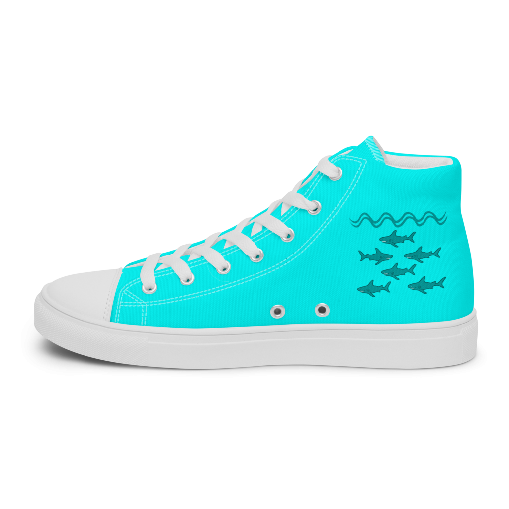 Friendly Hai - Neon High-Top Leinenschuhe für Herren