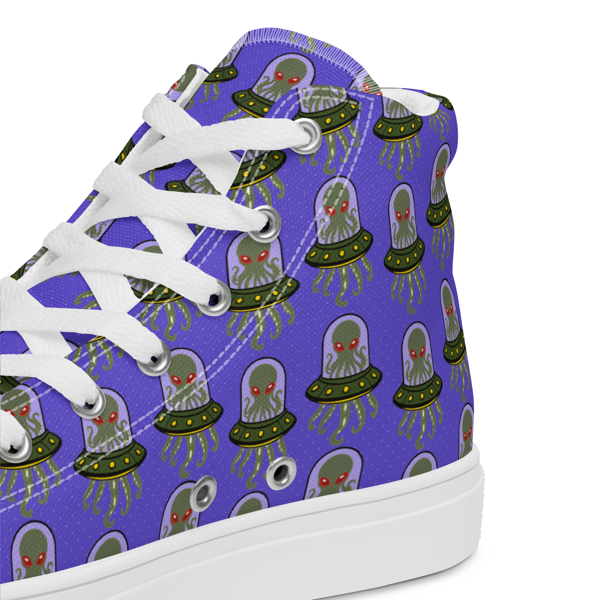 Take me - High-Top Leinenschuhe für Damen – Bild 6