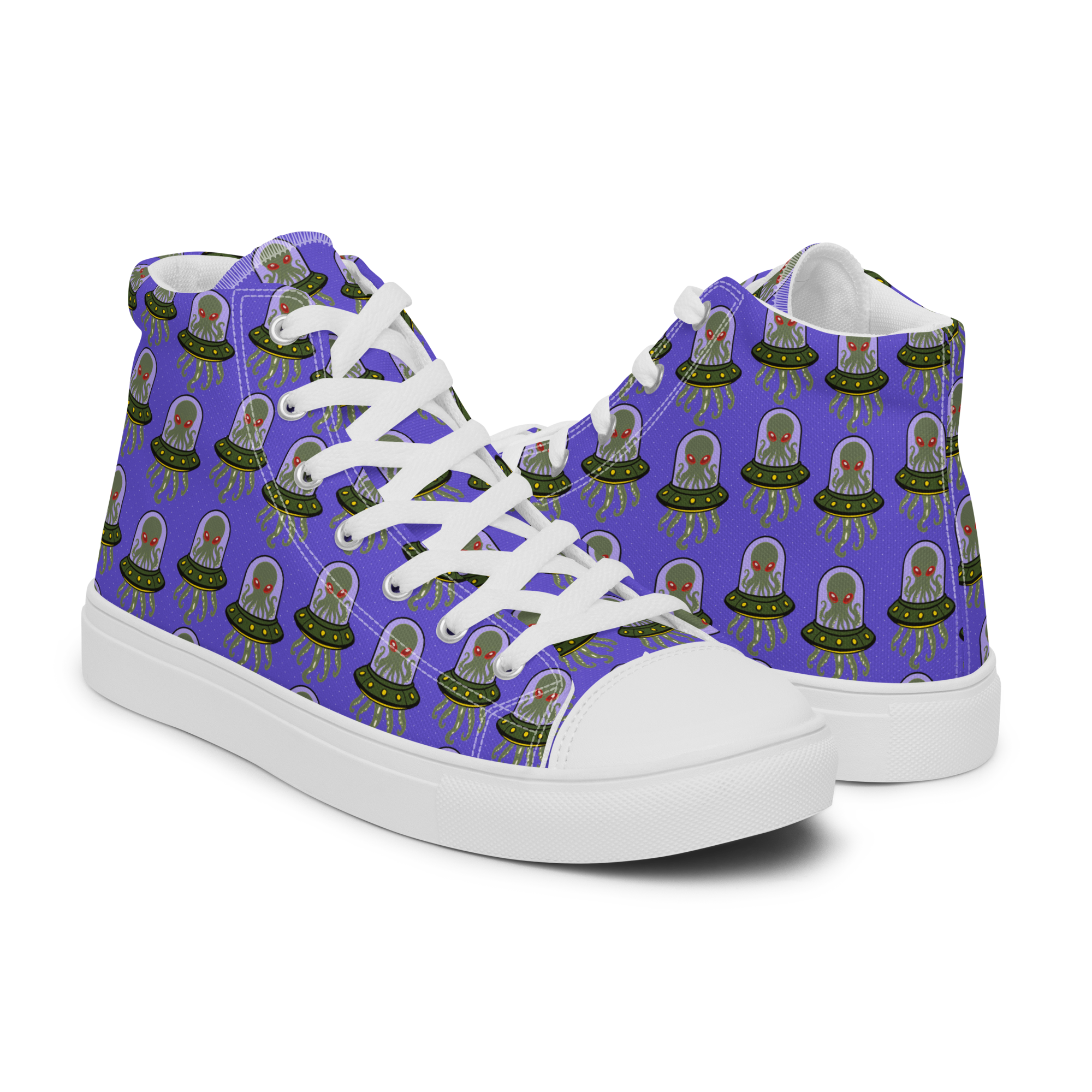 Take me - High-Top Leinenschuhe für Damen – Bild 4
