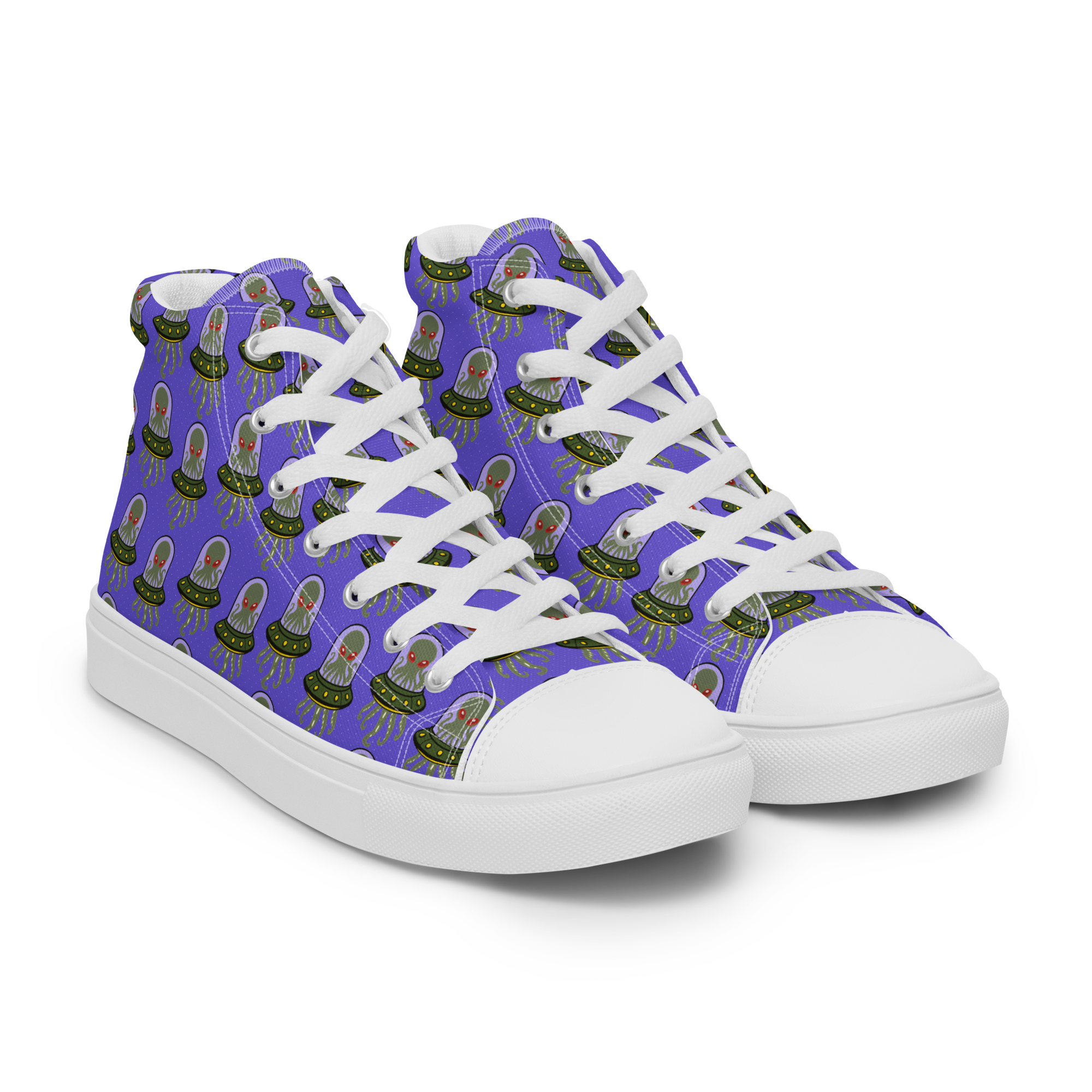 Take me - High-Top Leinenschuhe für Damen – Bild 2