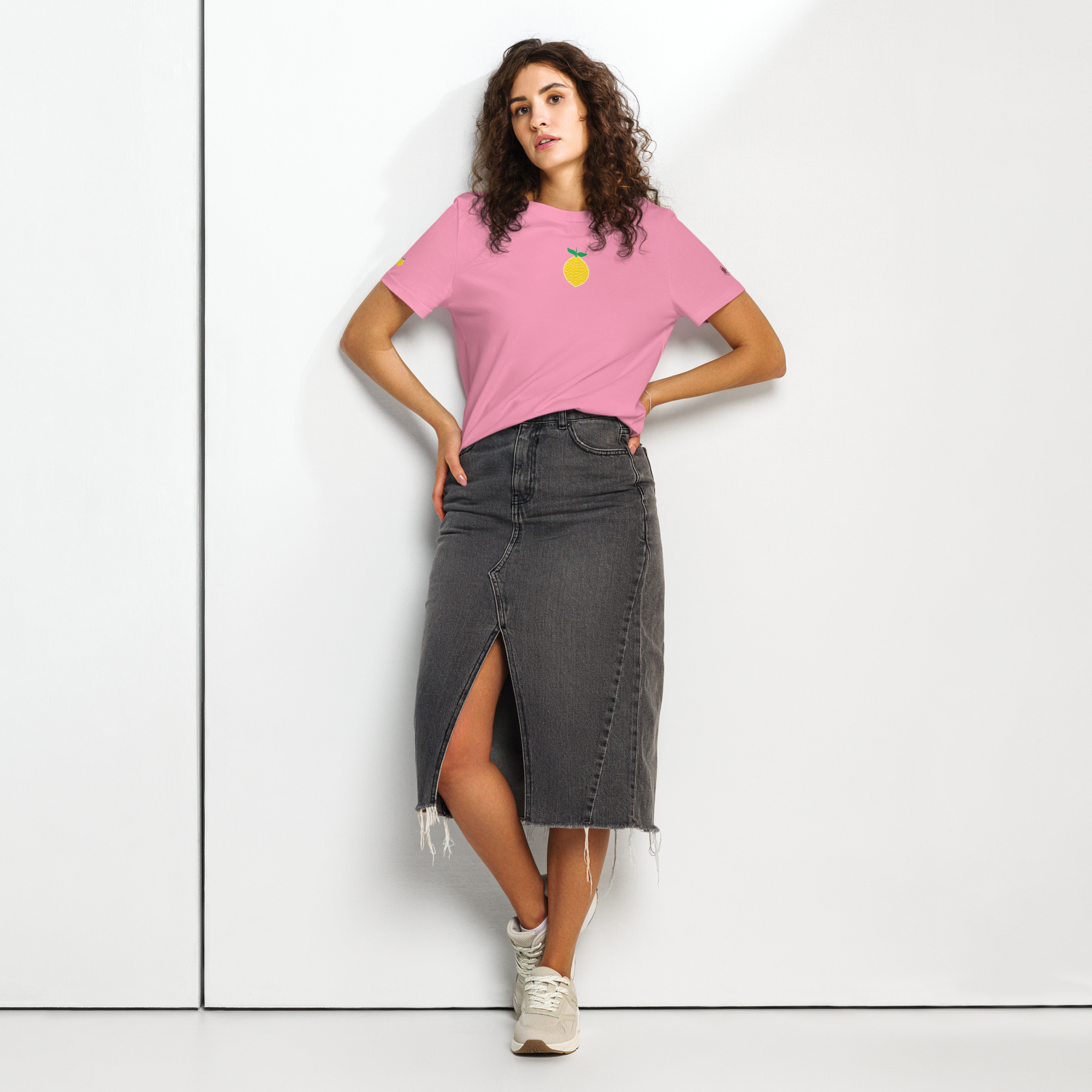 Limoncello - Bio-T-Shirt mit Rippkragen für Damen – Bild 4