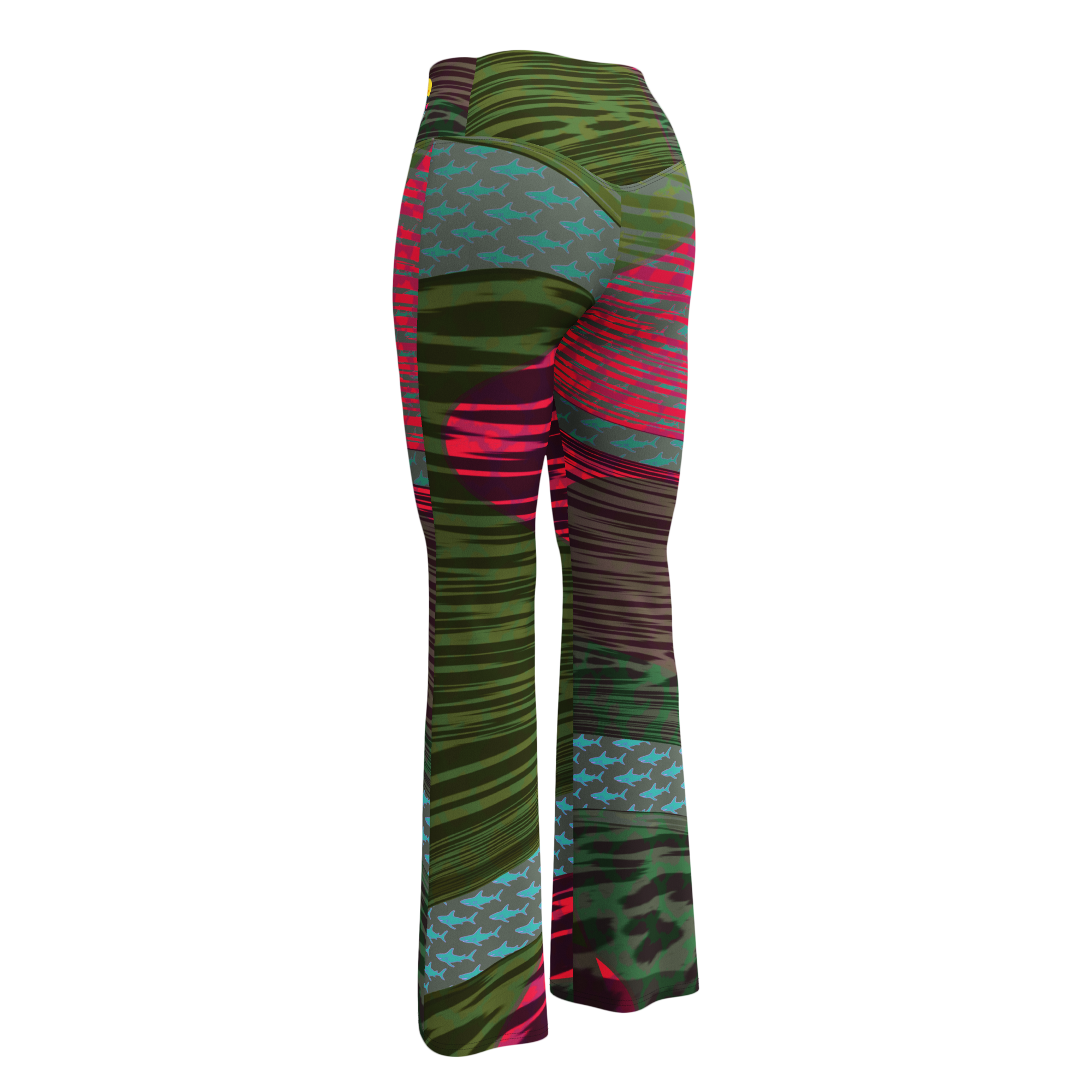 Pattern Flow - Leggings mit Schlag
