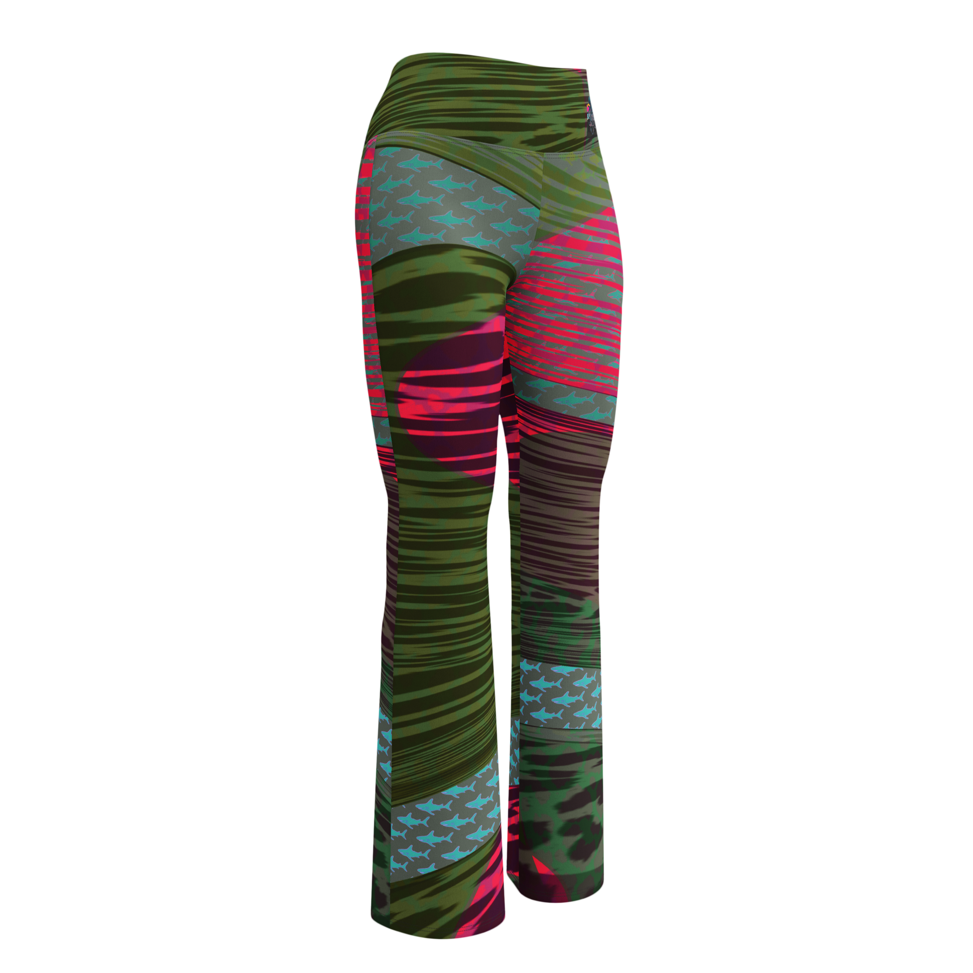 Pattern Flow - Leggings mit Schlag – Bild 3