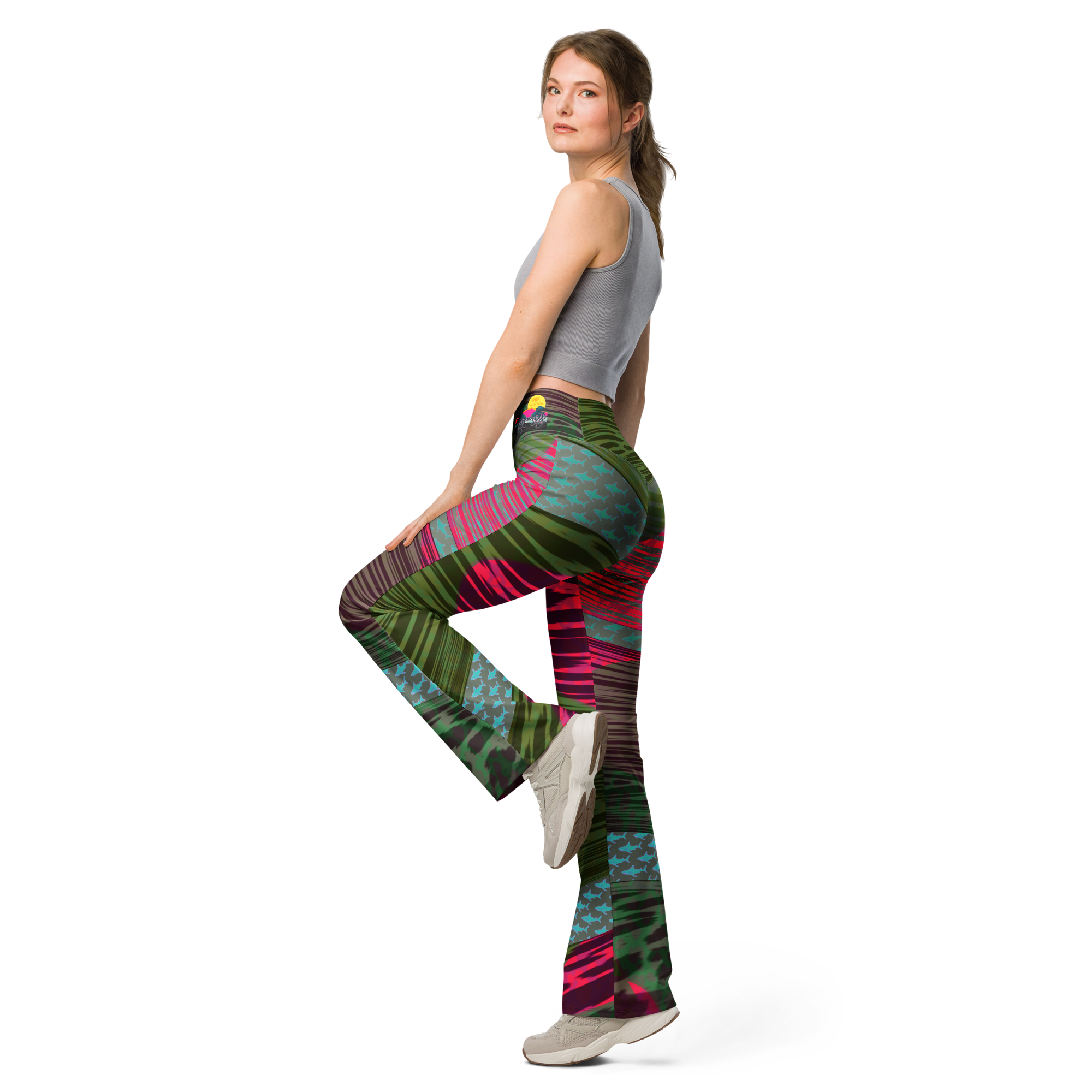 Pattern Flow - Leggings mit Schlag – Bild 2