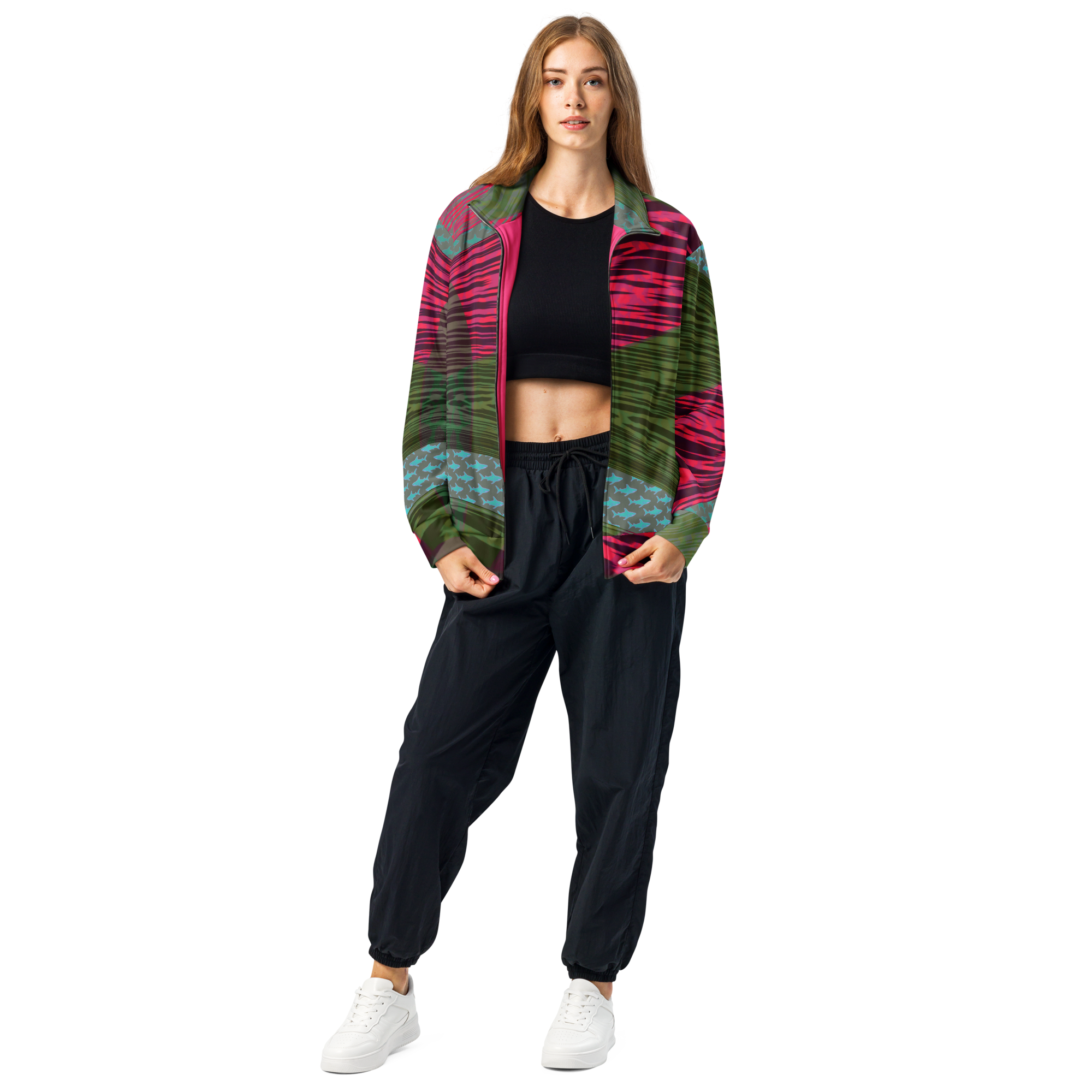 Pattern Flow - Unisex-Trainingsjacke – Bild 3