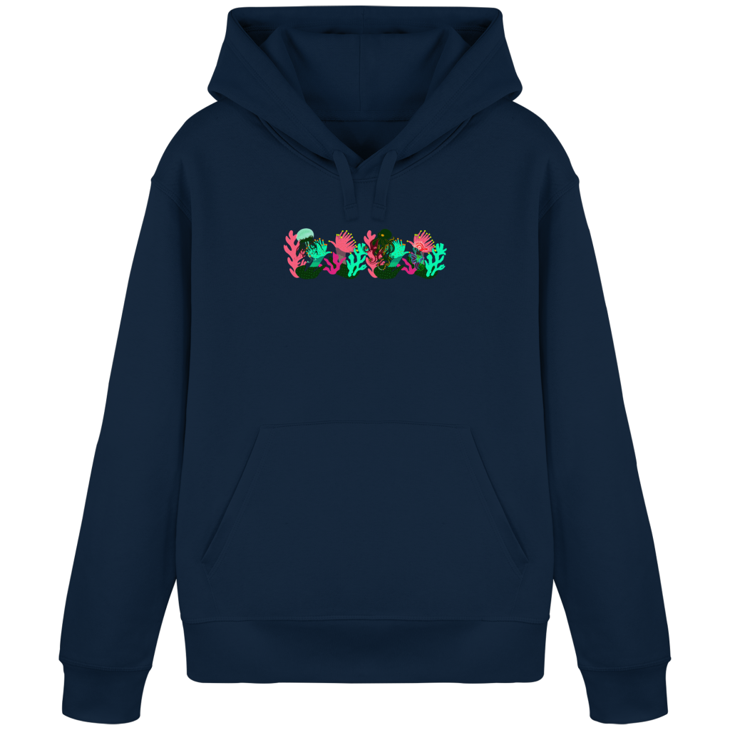 Coral no. 1 - Organic Basic Hoodie