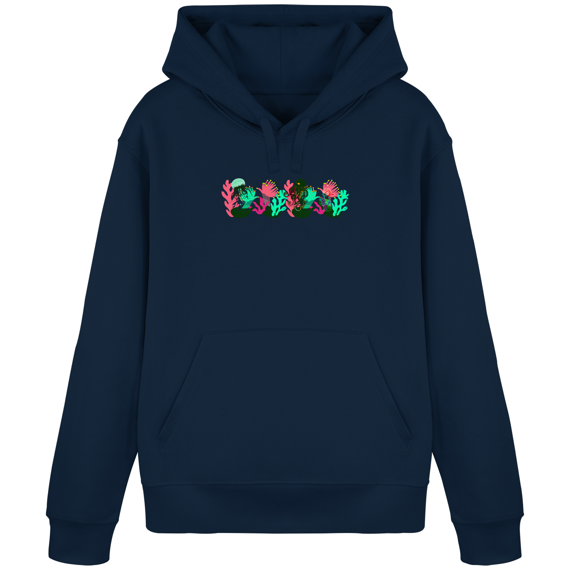 Coral no. 1 - Organic Basic Hoodie