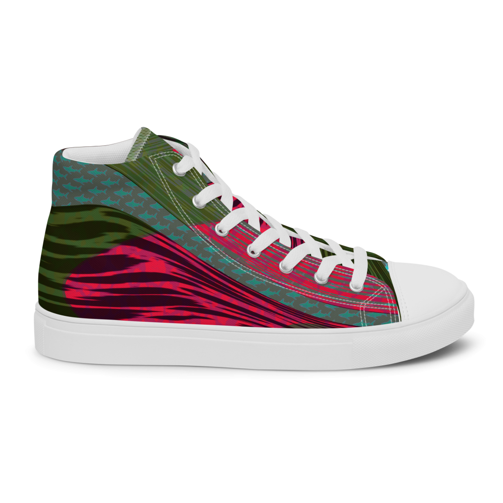 Pattern Flow - High-Top Leinenschuhe für Herren